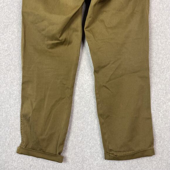 Etoile Isabel Marant Womens 1 Green Paperbag Belted High Rise Pants - Picture 7 of 9